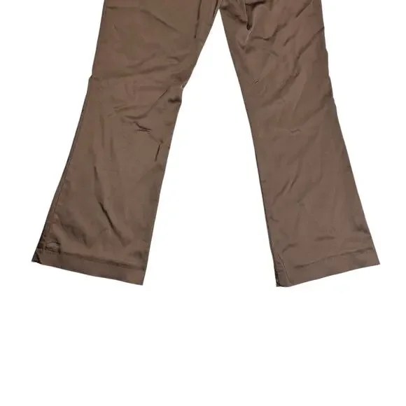 Vintage Cache Womens 6 Y2K Bronze Metallic Satin Brown Bootcut Pants Low Rise - Picture 6 of 14